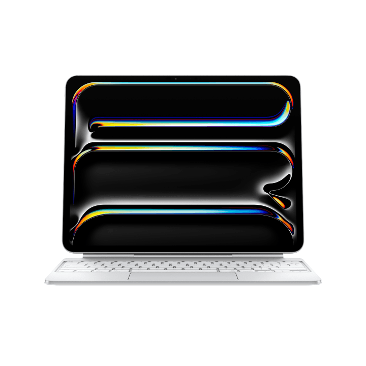 iPad Pro 13(M4 모델)용 Magic Keyboard - 한국어 - 화이트 (MWR43KH/A)