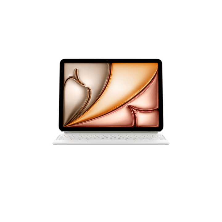 iPad Air 11(M2 모델)용 Magic Keyboard - 한국어 - 화이트 (MJQJ3KH/A)