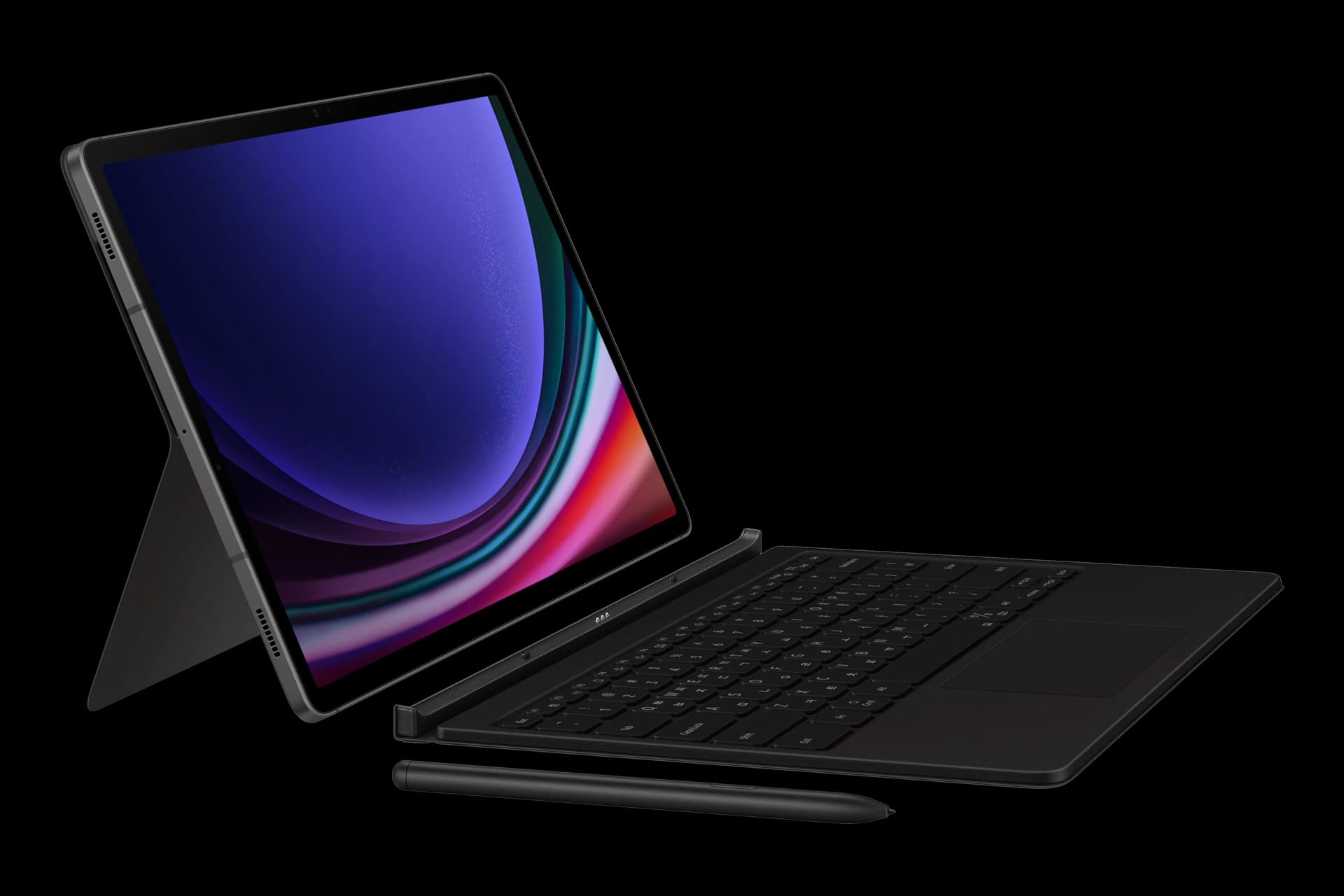 갤럭시 탭 S9+ 키보드 북커버 (탭 S9 FE+ 호환) (EF-DX815UBKGKR)