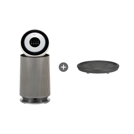 LG 퓨리케어 AI 오브제컬렉션 360˚ 공기청정기 (G 필터) + 무빙휠 세트 (AS205NSJAM)