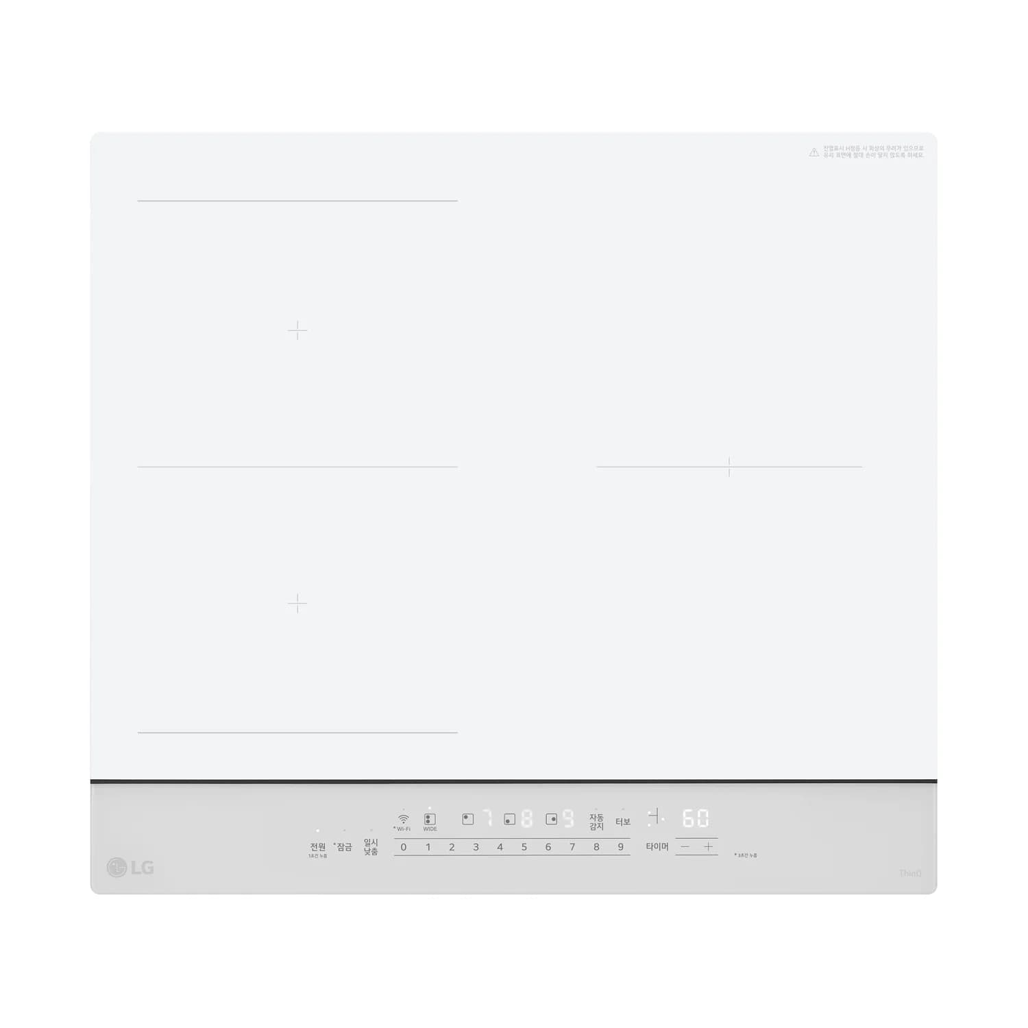 LG 디오스 오브제컬렉션 인덕션 빌트인 (와이드존, 프레임리스, 케이스 미포함) (BEF3WWQLO)