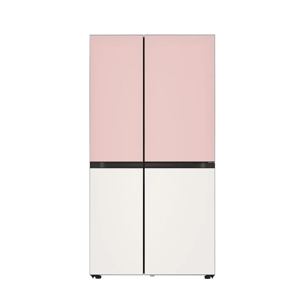 LG 디오스 오브제컬렉션 매직스페이스 냉장고 832L 핑크/베이지 (S834PB35)