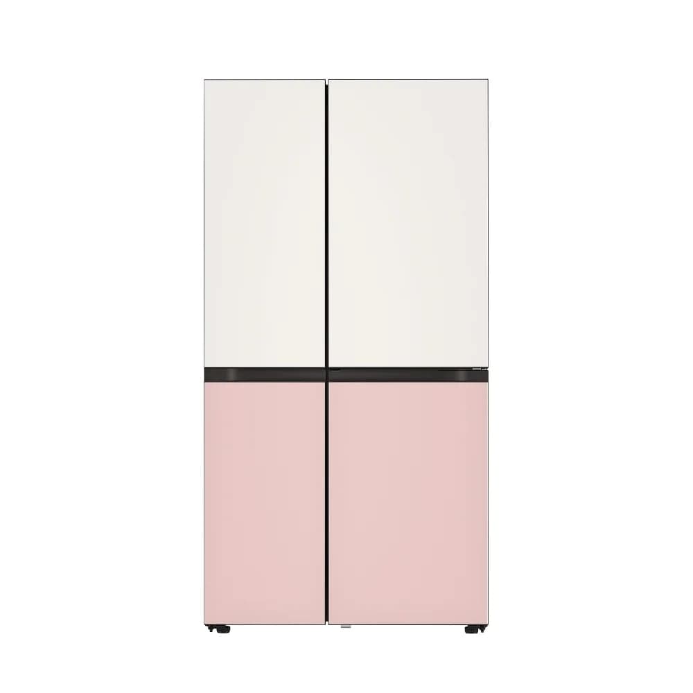 LG 디오스 오브제컬렉션 매직스페이스 냉장고 832L 베이지/핑크 (S834BP20)