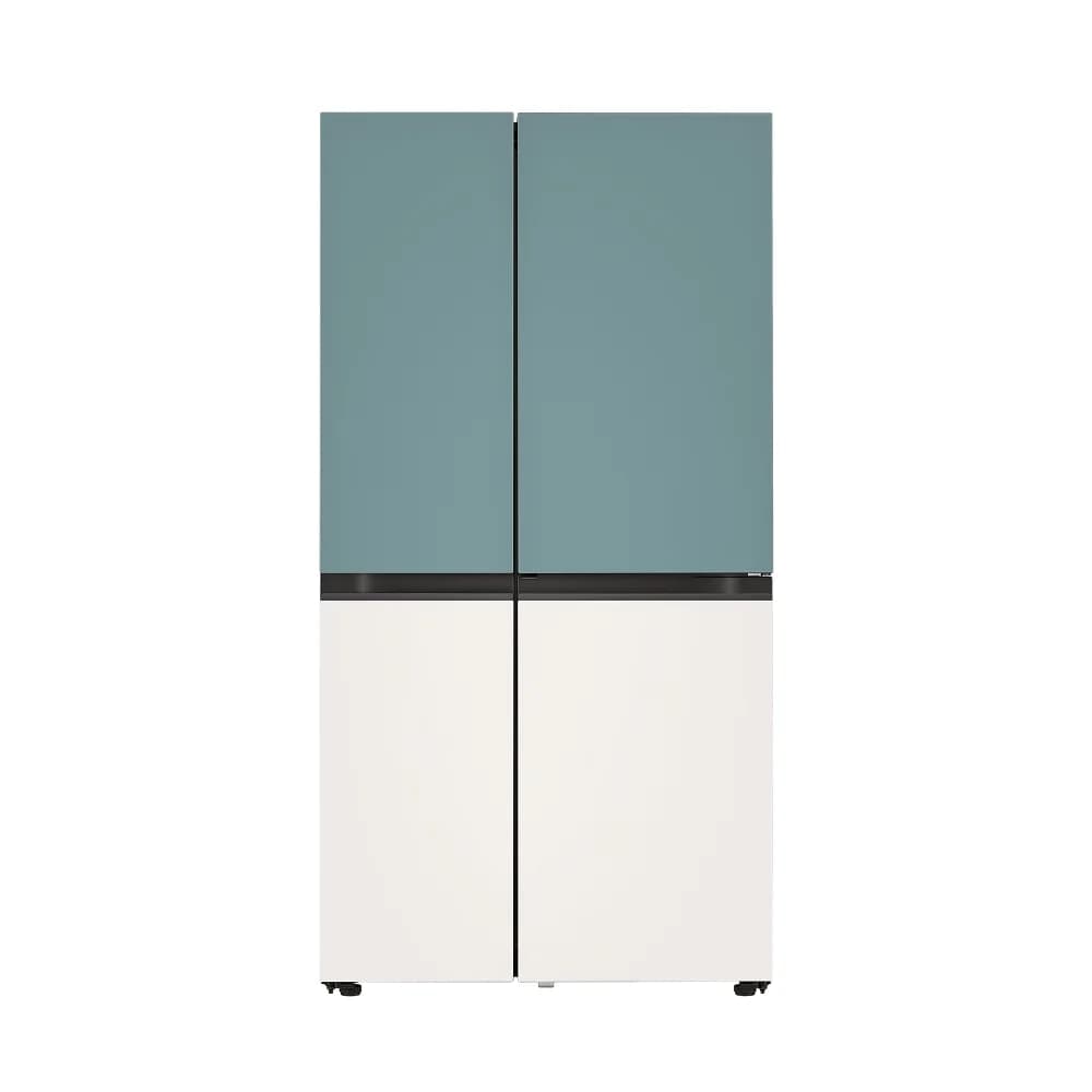 LG 디오스 오브제컬렉션 매직스페이스 냉장고 832L 클레이 민트/베이지 (S834MTE20)