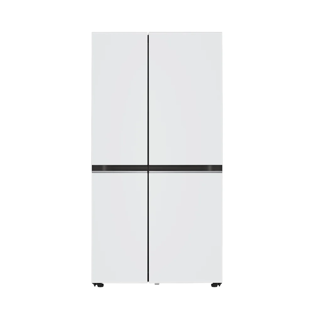 LG 디오스 오브제컬렉션 베이직 냉장고 832L 화이트/화이트 (S834MWW12)