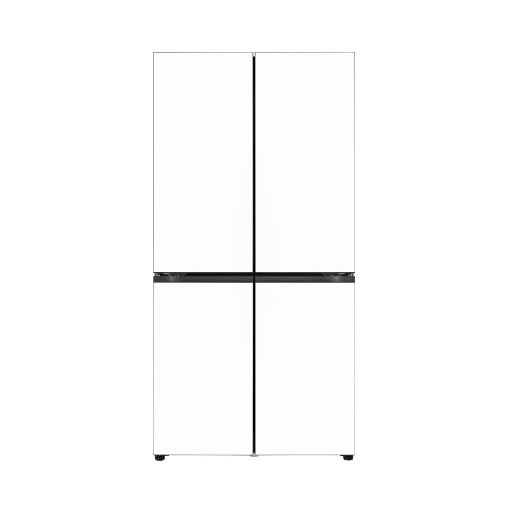 LG 디오스 오브제컬렉션 STEM 베이직 냉장고 (더블매직스페이스) 854L 크림 화이트/크림 화이트 (M875GWW282S (본체 : M875AAA282)) (M875GWW282S)