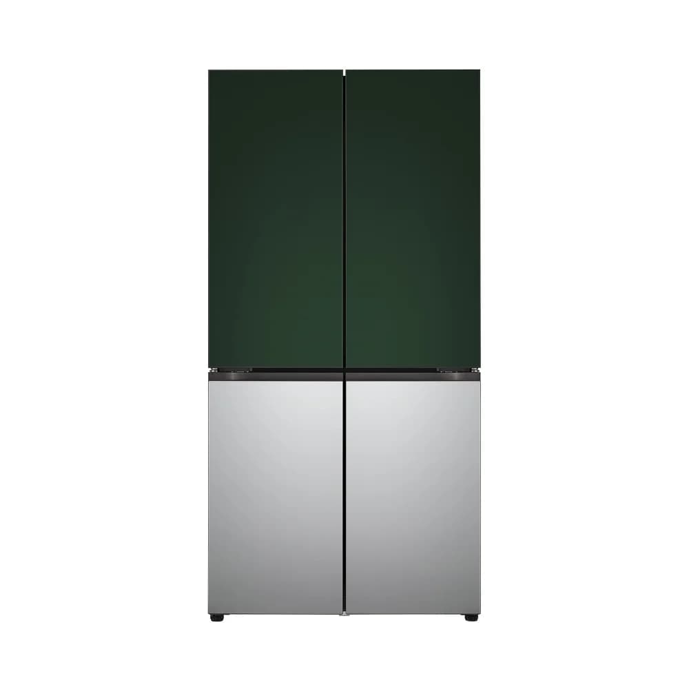 LG 디오스 오브제컬렉션 베이직 냉장고 875L 그린/실버 (M875SGS021S (본체 : M875AAA021)) (M875SGS021S)