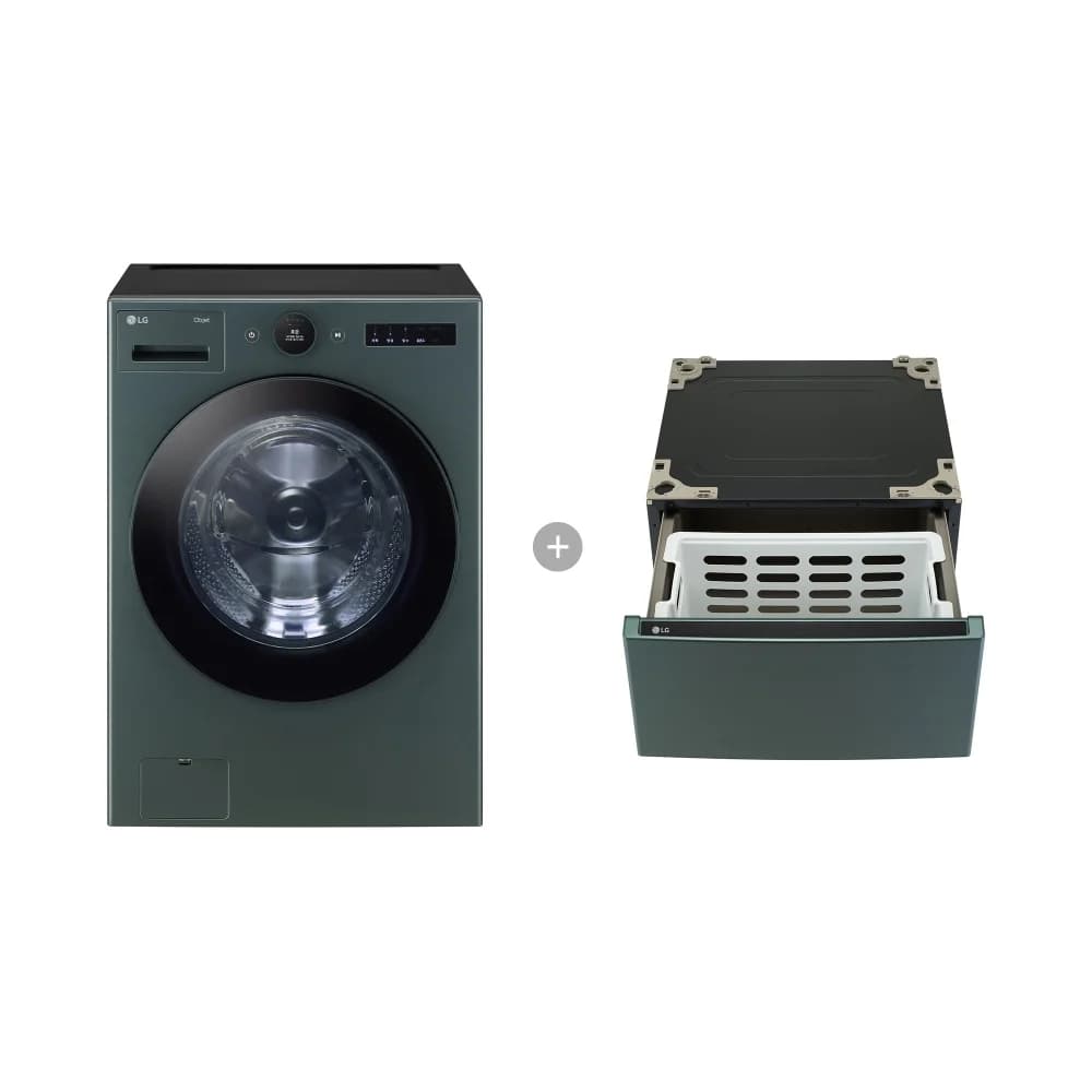 LG 트롬 오브제컬렉션+키높이 수납함 23kg (FX23GNGF)