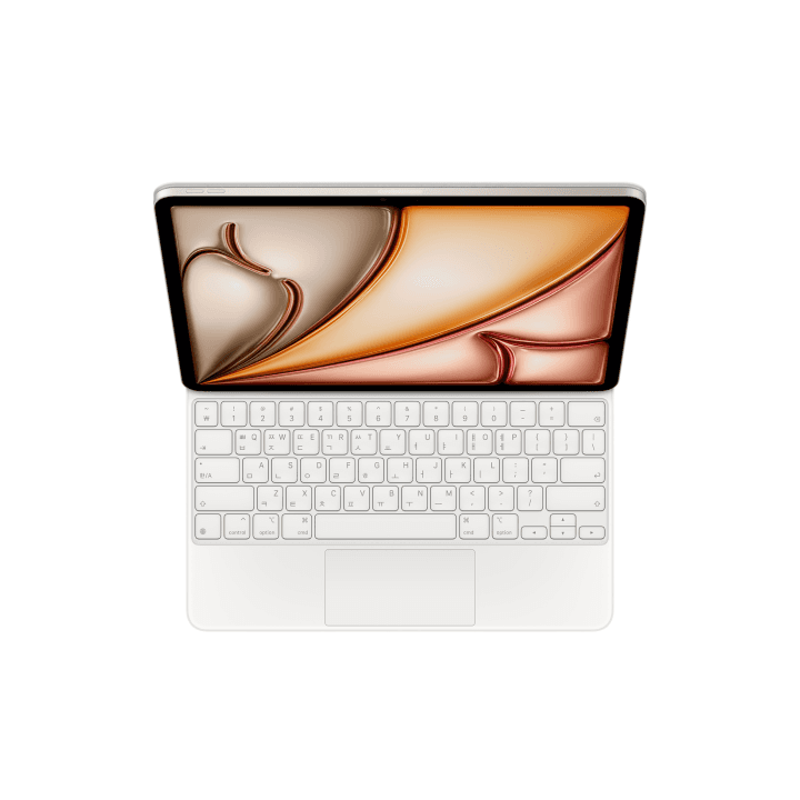 iPad Air 13(M2 모델)용 Magic Keyboard - 한국어 - 화이트 (MJQL3KH/A)