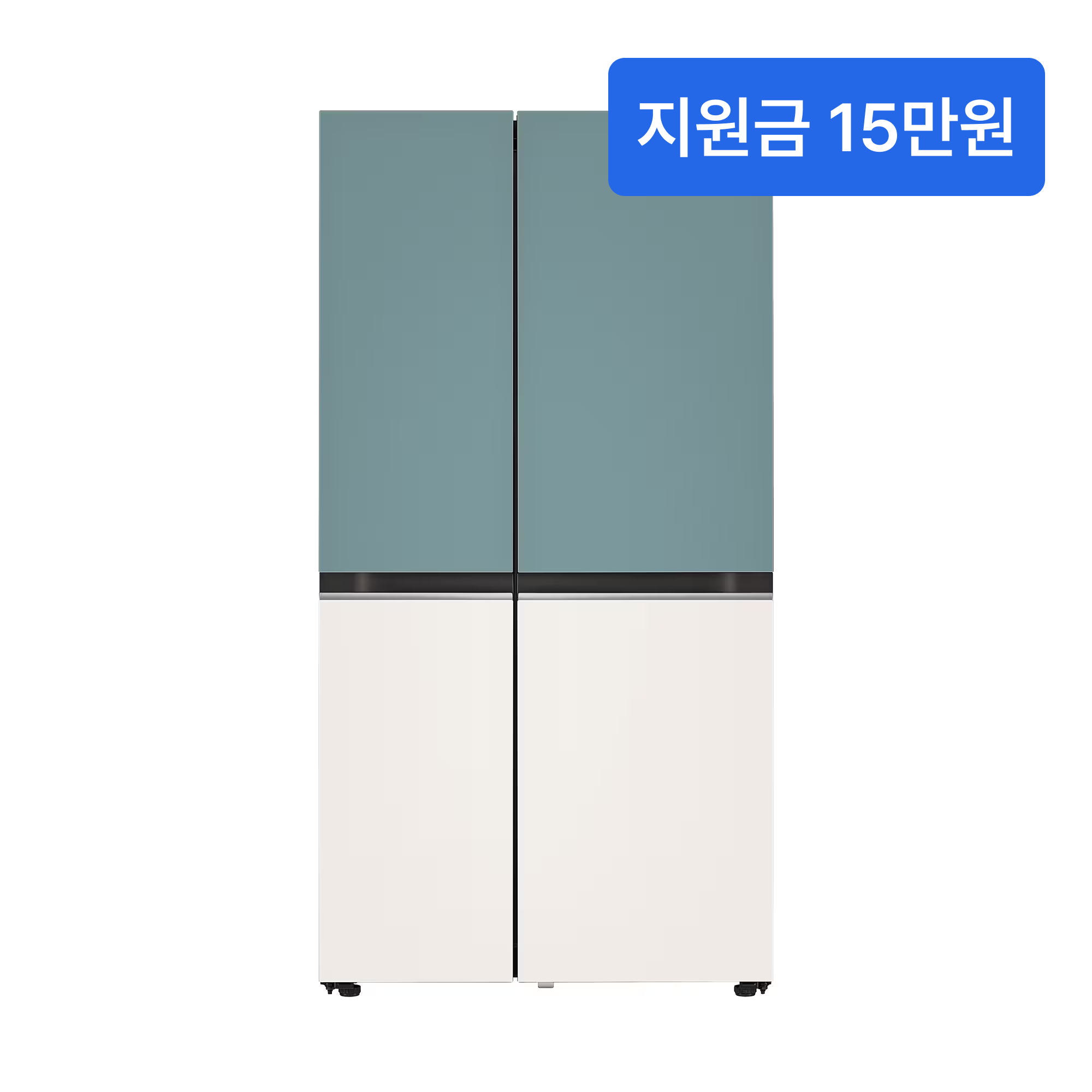 LG전자 디오스 2도어 832L 네이처 클레이민트 베이지 (S834MTE10)
