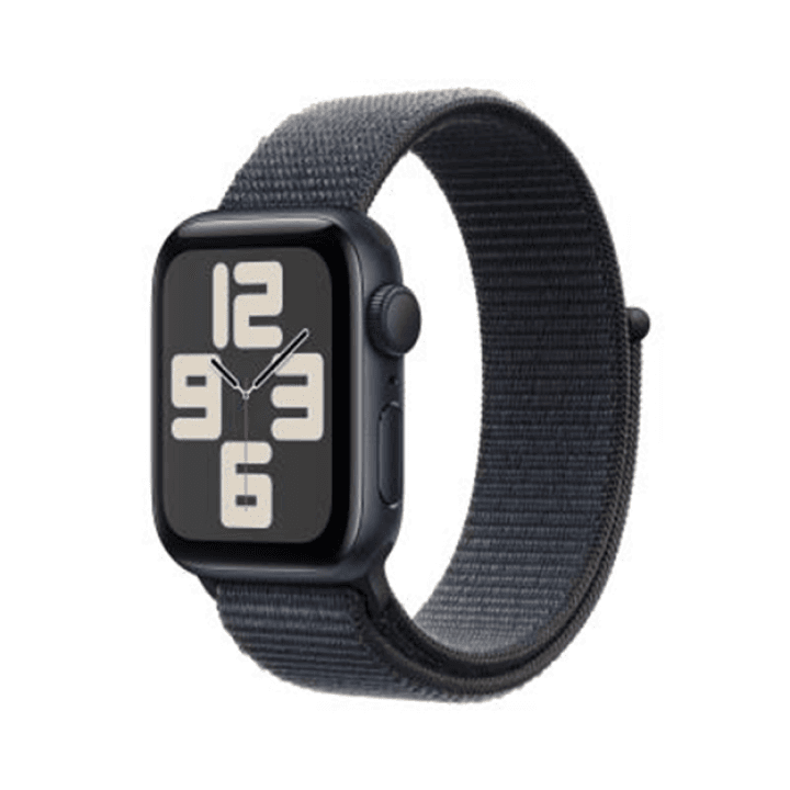 애플워치 SE 2024년형 GPS 40mm 미드나이트 알루미늄 케이스, 잉크 스포츠 루프 (MXEA3KH/A)