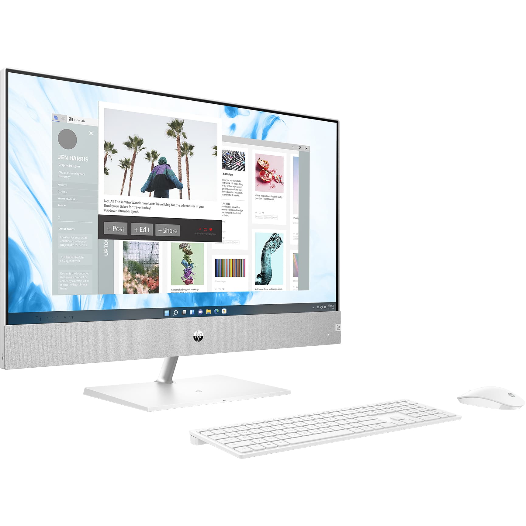 파빌리온 올인원 27-ca2004kr i5-13400T (16GB/512GB/RTX3050/Win11Home) (기본 제품)