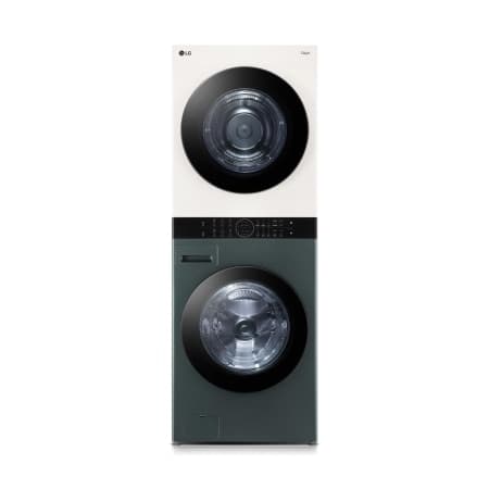 LG 트롬 오브제컬렉션 워시타워 23/20kg 네이처 베이지/네이처 그린 (W20GEAN)