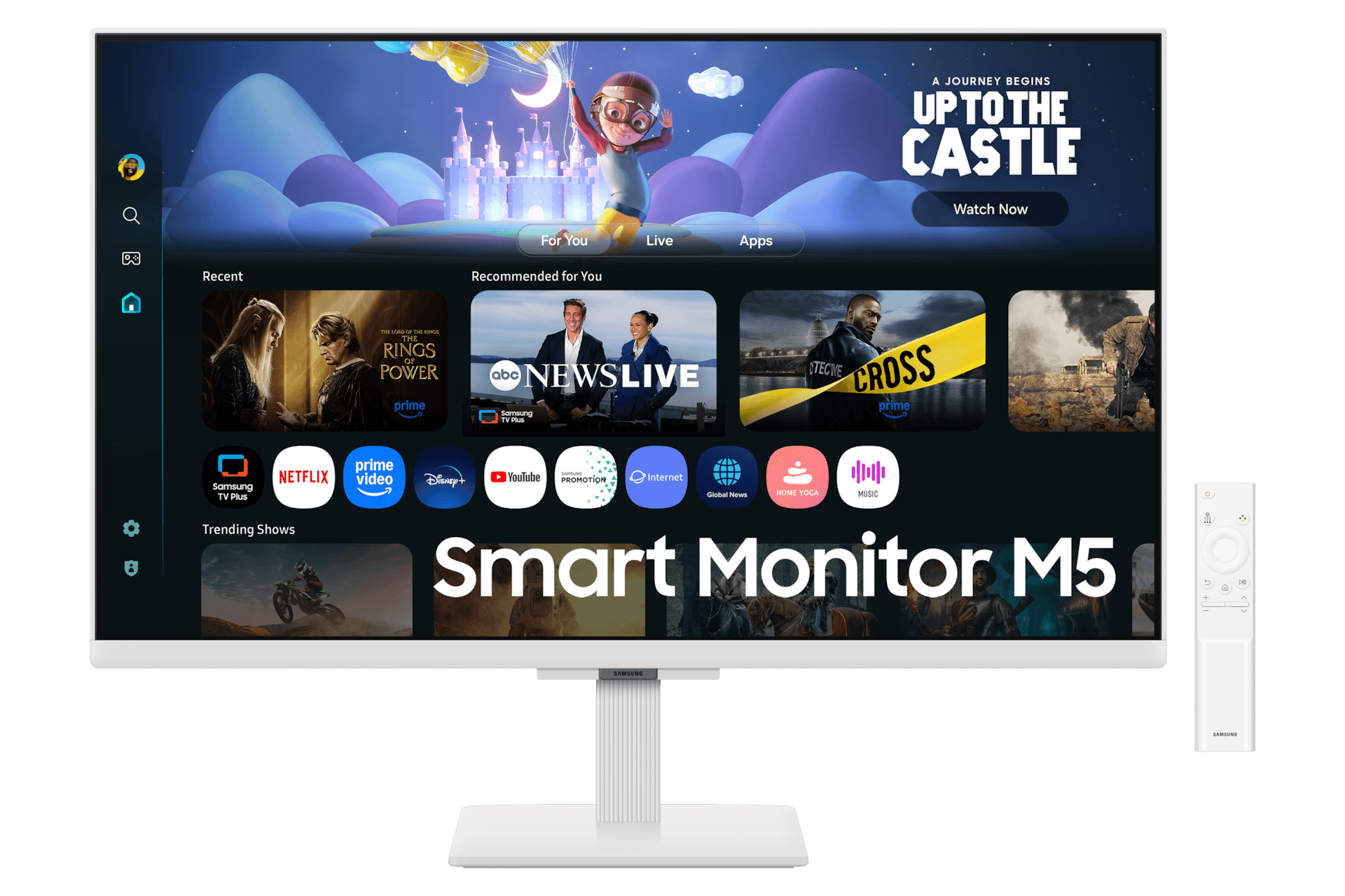 2025 스마트모니터 M5 M50F FHD 웜 화이트 (LS27FM503) (LS27FM503EKXKR)