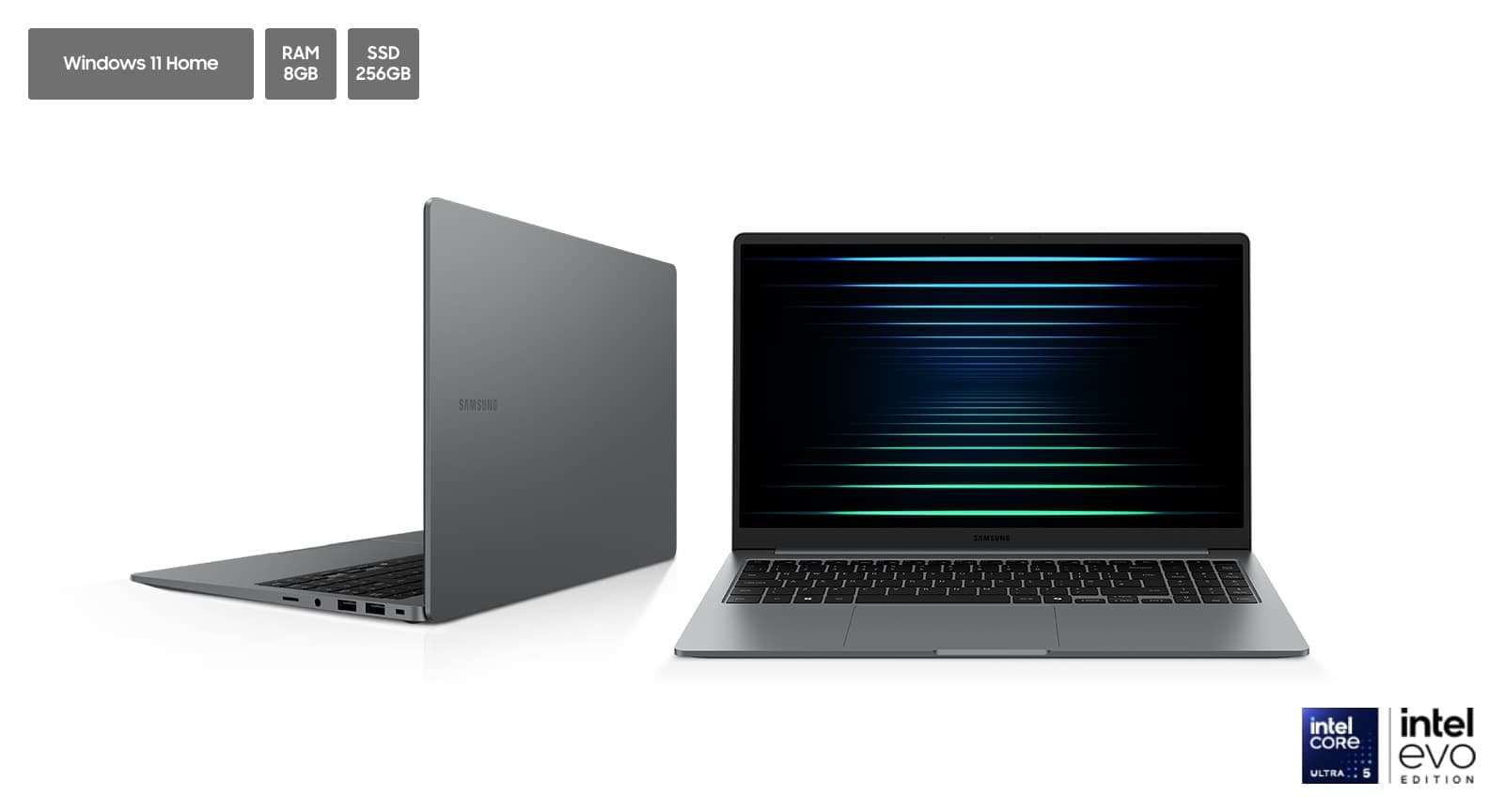 갤럭시 북5 39.6 cm Ultra 5 256GB 8GB 그레이 (NT750XHD-KC58G)