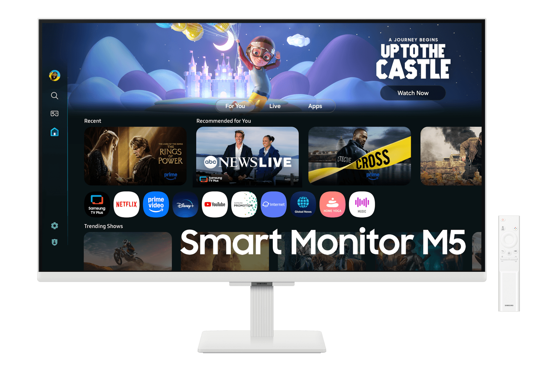 2025 스마트모니터 M5 M50F FHD 웜 화이트 (LS32FM503) (LS32FM503EKXKR)