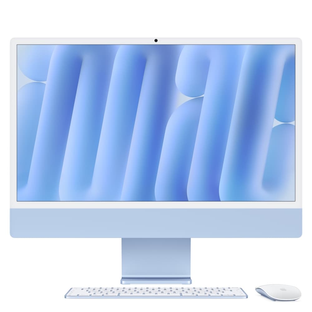 아이맥 24 2026년 M6 12CPU 12GPU 16GB RAM 512GB SSD 블루 (MH1J4KH/A)