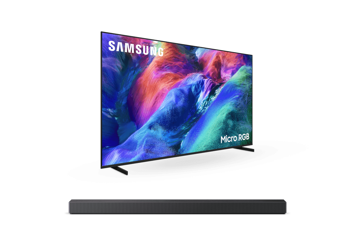 2026 Micro RGB RH9G (189cm)+7.1.2ch 올인원 사운드바 QS90H (KMR75RH9G-S9)