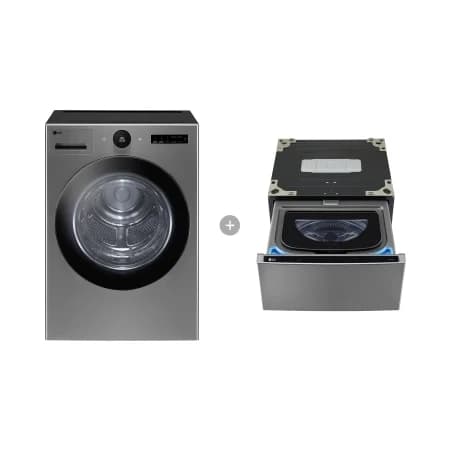 LG 트롬 오브제컬렉션 건조기+미니워시 20kg/4kg 모던 스테인리스 (RD20VNX)