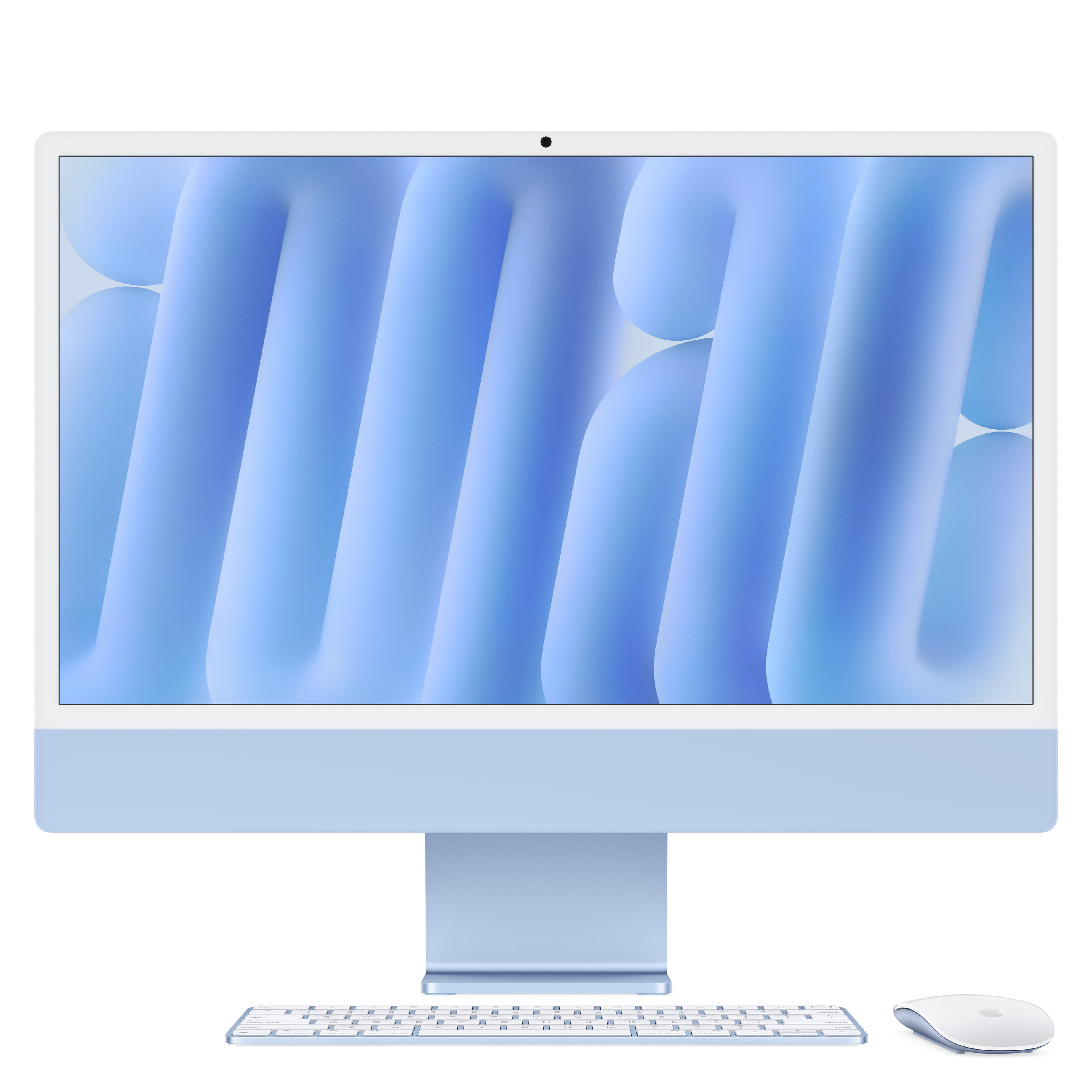 아이맥 24 2024년 M4 10CPU 10GPU 16GB RAM 256GB SSD 블루 (MWV13KH/A)