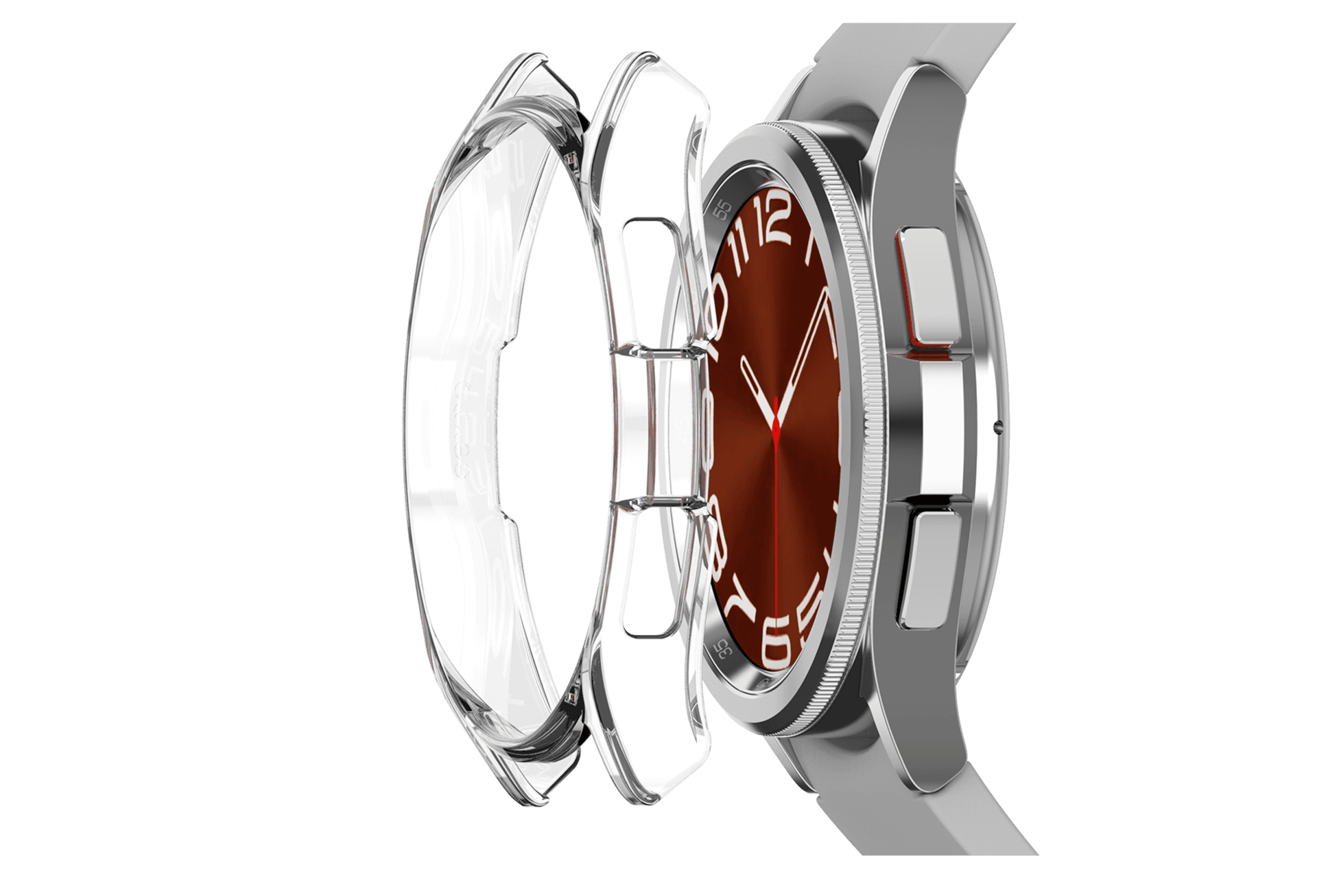 갤럭시 워치6 클래식 클리어 케이스 + 코어 강화 유리 (47mm) (GP-FPR960KDBTK)