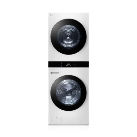 LG 트롬 오브제컬렉션 워시타워 25/21kg 릴리 화이트/릴리 화이트 (WL21WDU)