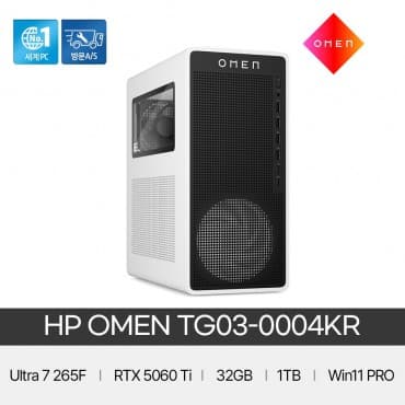 OMEN 16L 게이밍PC TG03-0004KR 울트라7-265F (32GB, 1TB, RTX5060Ti, Win11Pro) + 2TB 교체