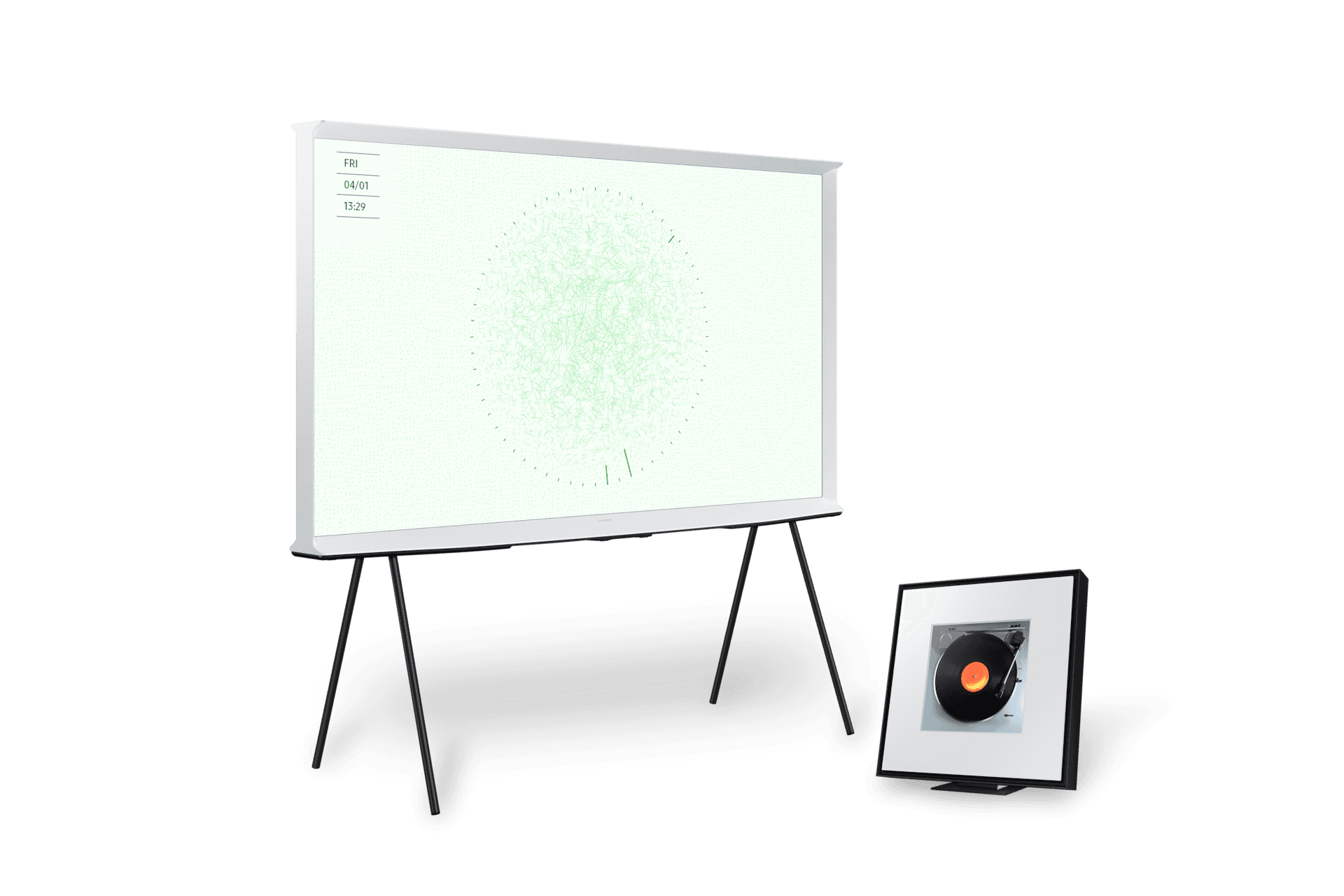 2024 The Serif (163 cm) + 뮤직 프레임 LS60D (KQ65LSD01-MF)