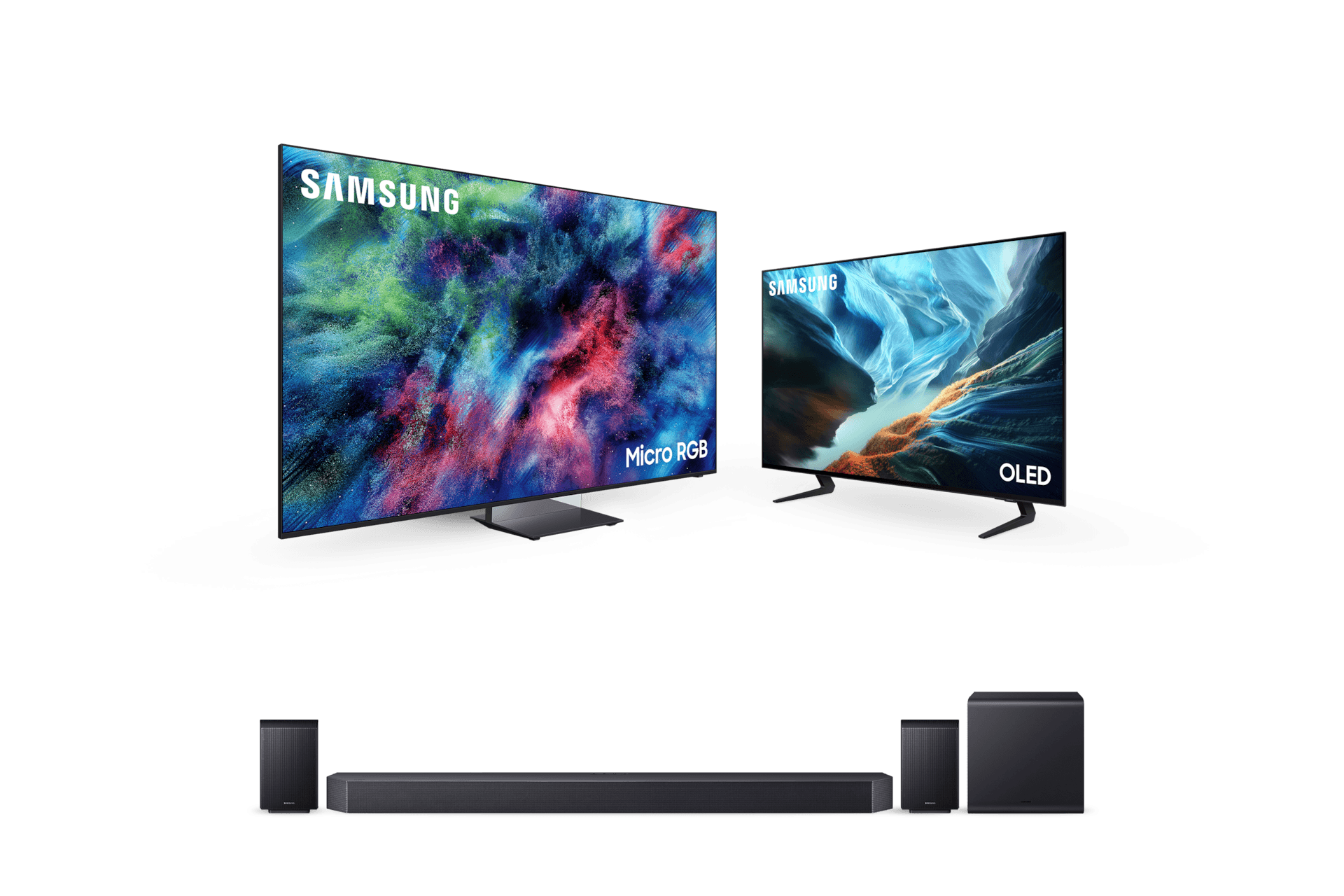 2026 Micro RGB RH95 (214cm)+2026 OLED SH90 (105cm)+11.1.4ch 사운드바 Q990H (KMR85RH95-992O)