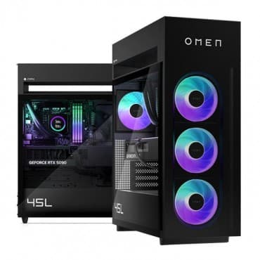 오멘 맥스 45L GT23-0003KR 라이젠9 9950X3D (64GB/2TB/RTX5090/WIN11Pro) [128GB RAM 구성(32GB*4) + 10TB SSD 구성(2TB+8TB) + 20TB HDD 구