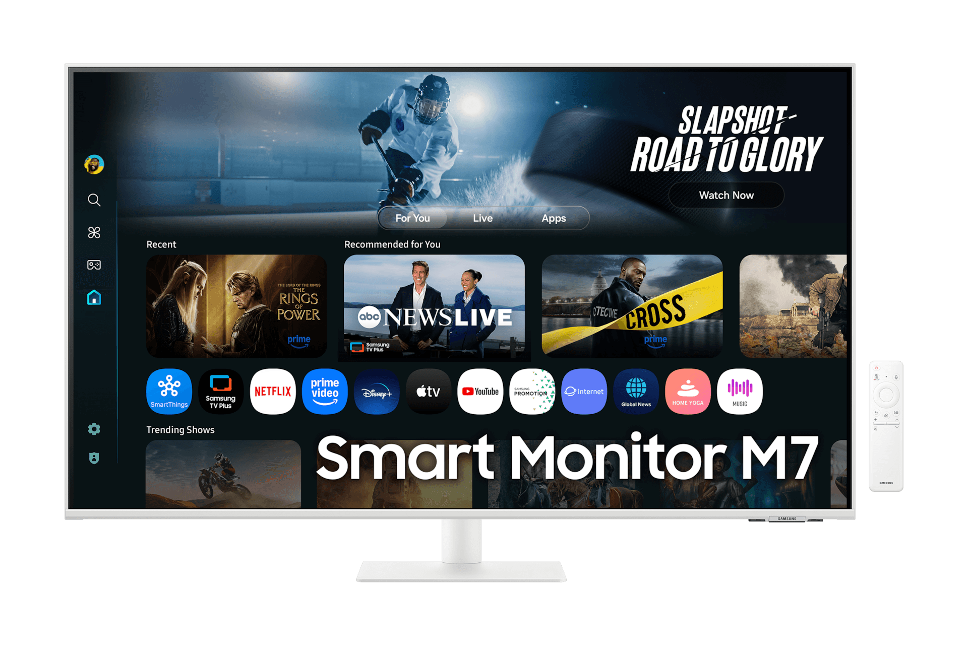 2025 스마트모니터 M7 M70F 4K 화이트 (LS43FM703) (LS43FM703UKXKR)