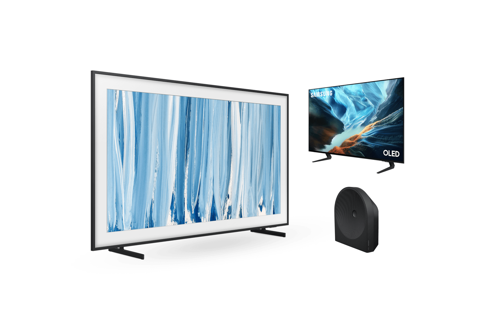 2026 The Frame Pro (214cm)+2026 OLED SH90 (105cm)+뮤직 스튜디오 5 LS50H (KQ85LSH03W502O)