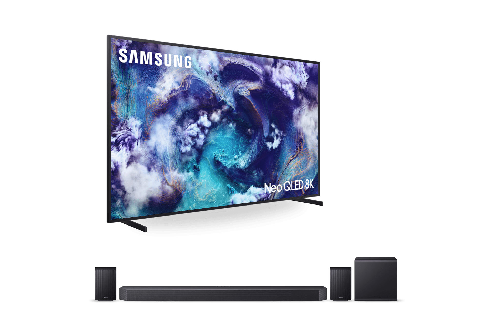 2025 Neo QLED 8K QNF900 (214cm) (솔라셀 리모트 미포함)+11.1.4ch 사운드바 Q990F (KQ85QNF900-9F9)
