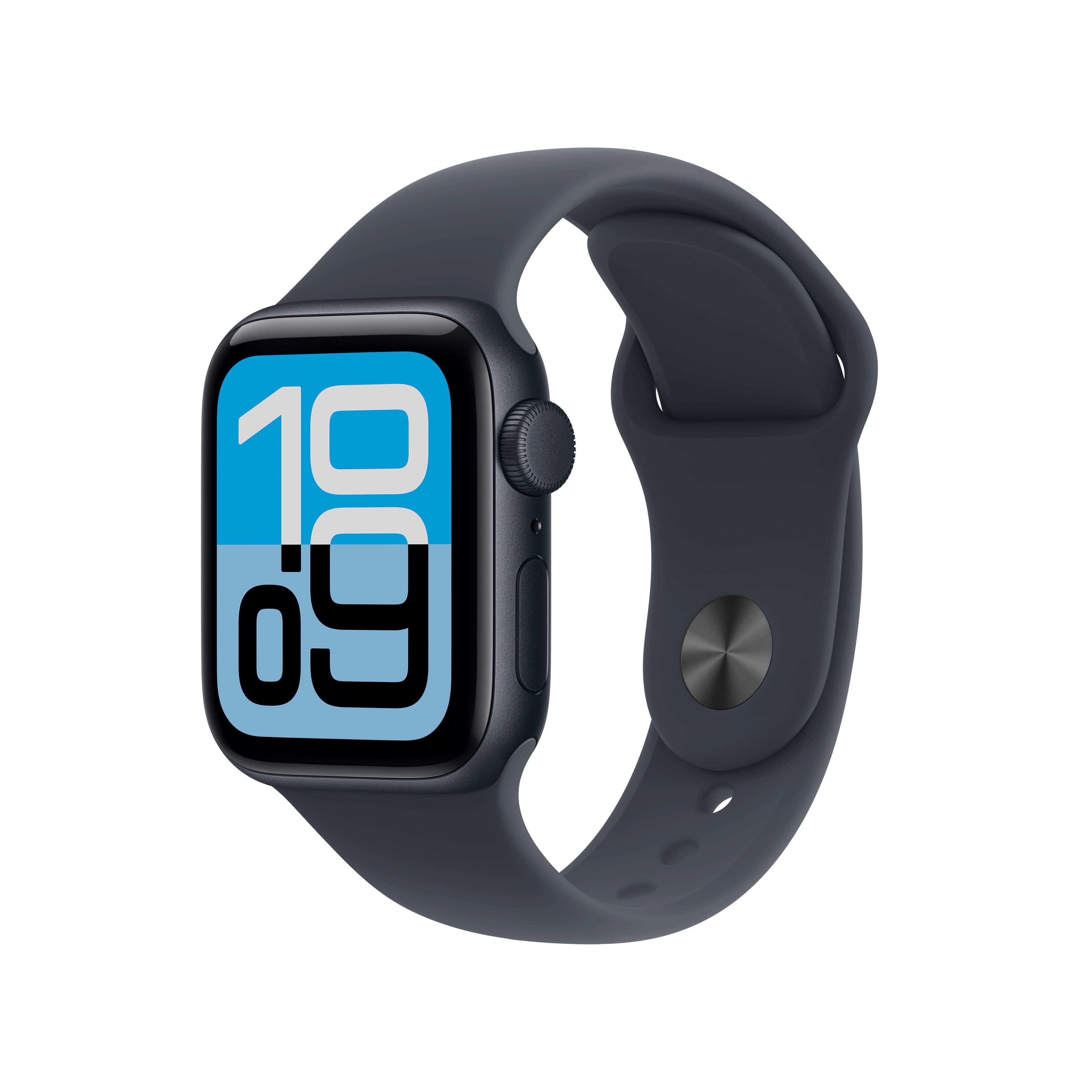 애플워치 SE 3 GPS 40mm 미드나이트 알루미늄, 미드나이트 스포츠 밴드 (M/L) (MEHC4KH/A)