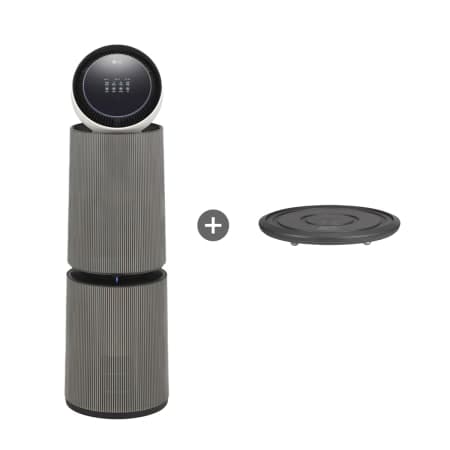LG 퓨리케어 AI 오브제컬렉션 360˚ 공기청정기 M7 + 무빙휠 세트 (AS356NSMAM)