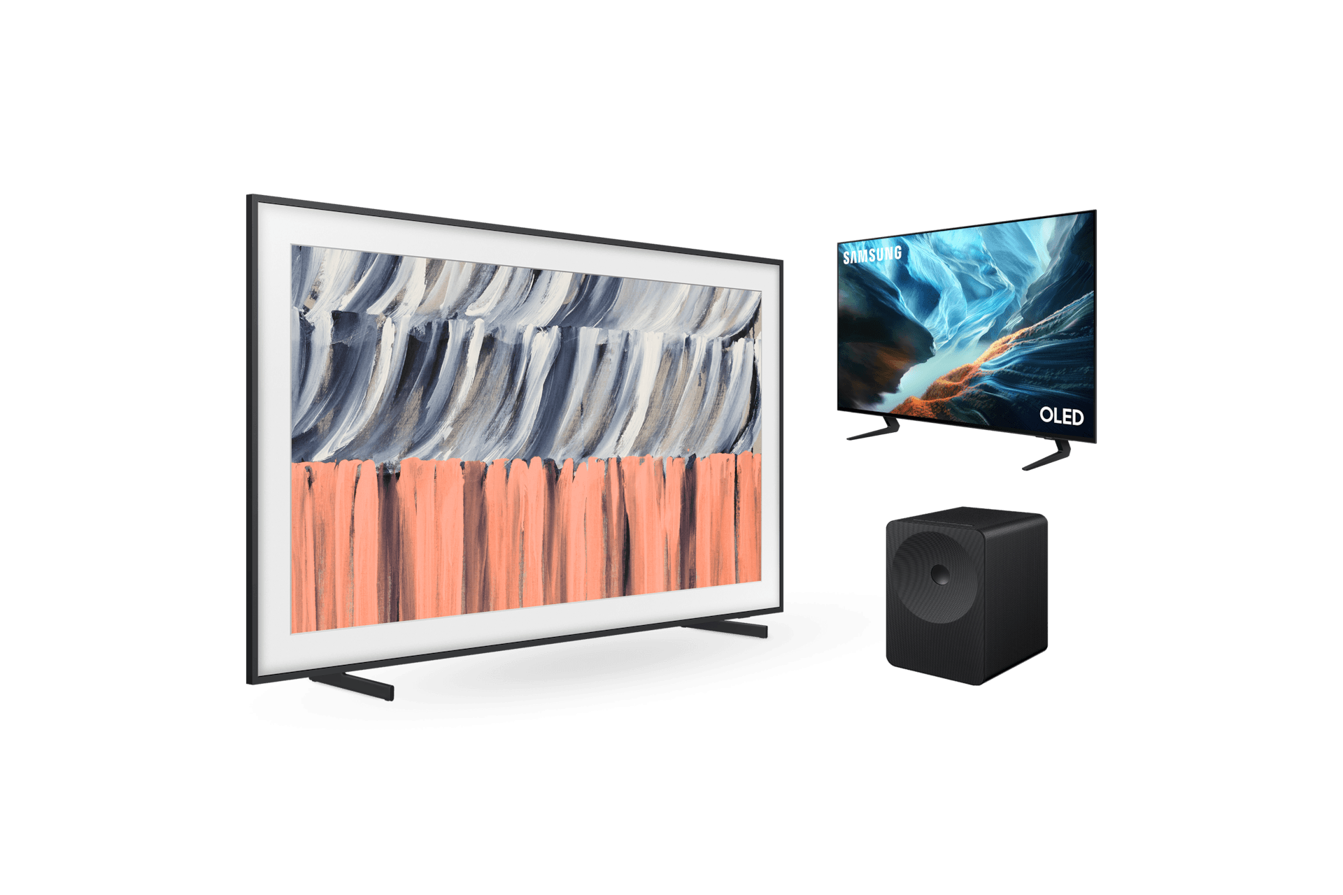2026 The Frame (214cm)+2026 OLED SH90 (105cm)+뮤직 스튜디오 7 LS70H (KQ85LSH03E702O)