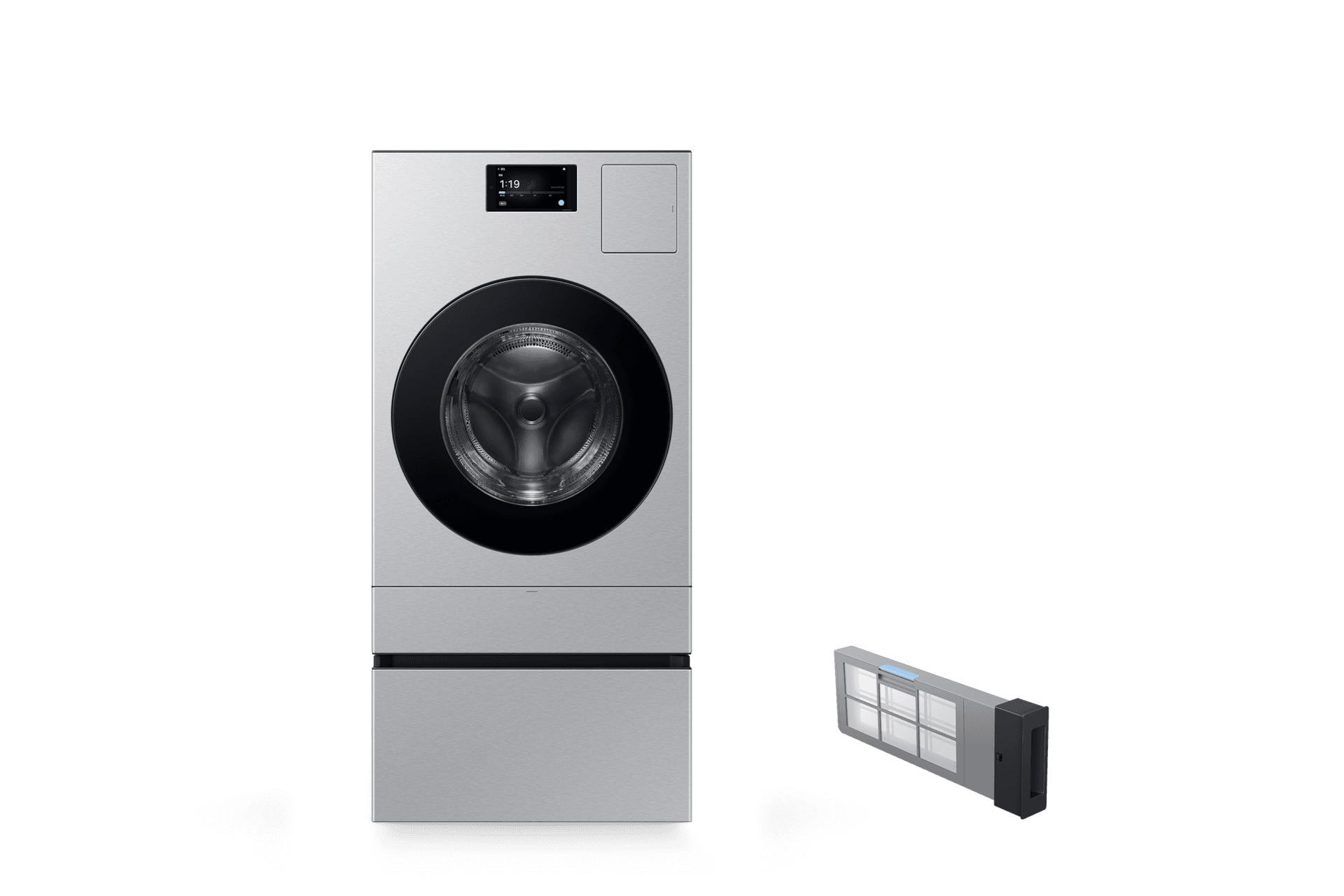 Bespoke AI 콤보 25/20kg (177.8mm LCD)+수납함+AI 콤보 먼지필터 (WD90H25AHTN1FT)