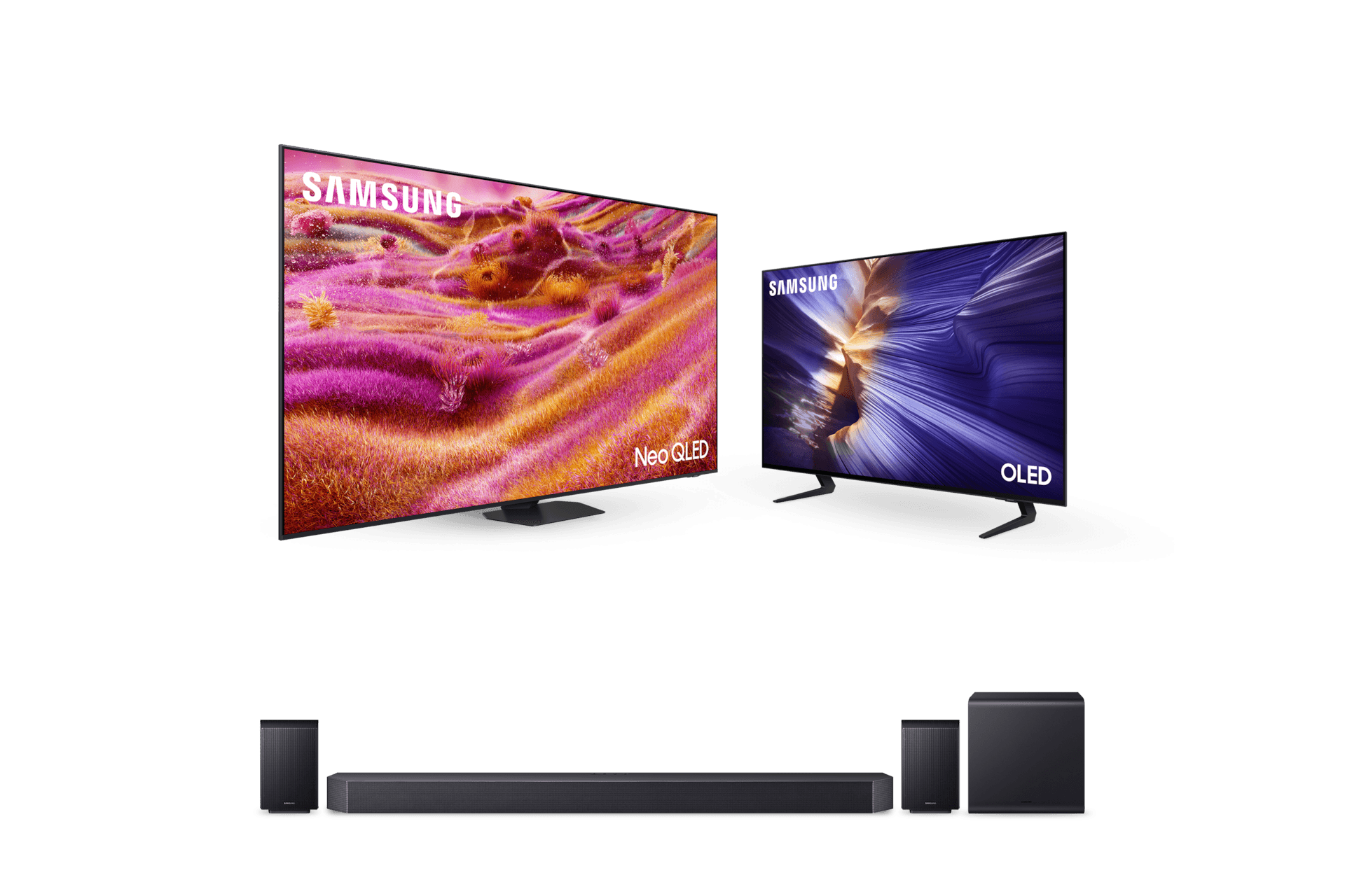 2025 Neo QLED QNF90 (247cm)+2025 OLED SF9E (105cm)+11.1.4ch 사운드바 Q990F (KQ98QNF909F2E)