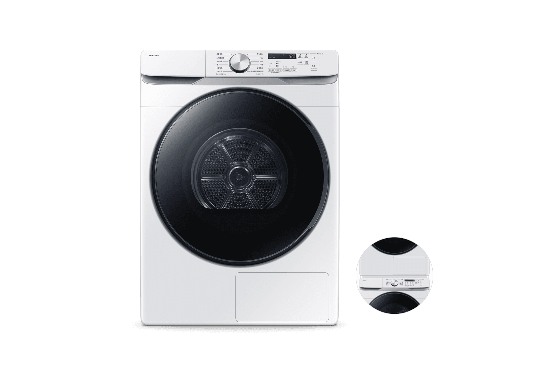 AI 건조기 21kg+상단 설치 키트 (DV21DG8200BWT)