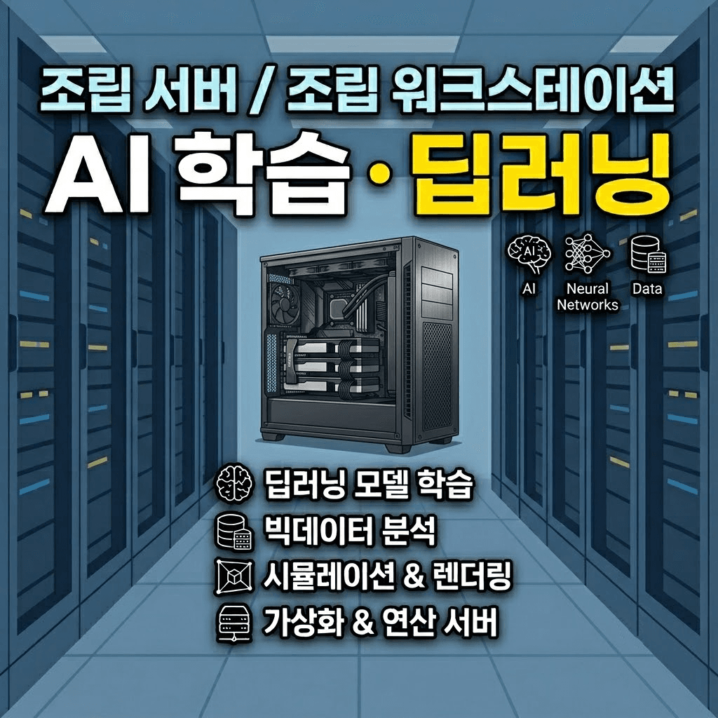 AI 조립 워크스테이션 서버 견적 문의
