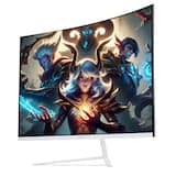 Newsync P320FC 패스트 165 커브드 게이밍 화이트 UP 180 무결점