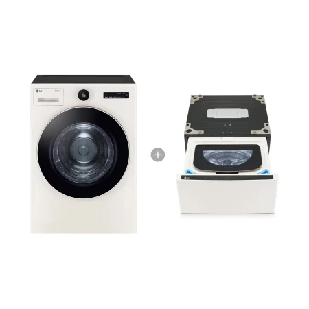LG 트롬 오브제컬렉션 건조기+미니워시 20kg/4kg 네이처 베이지 (RD20ENEX)