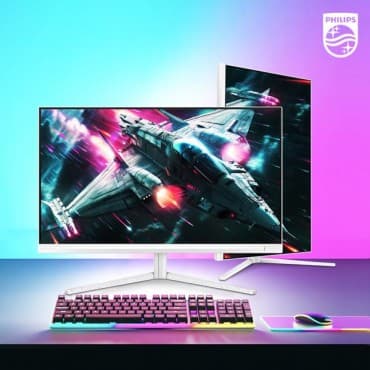 에브니아 27M2N3201A 200 FAST IPS 프리싱크 HDR 게이밍 스피커 화이트 무결점