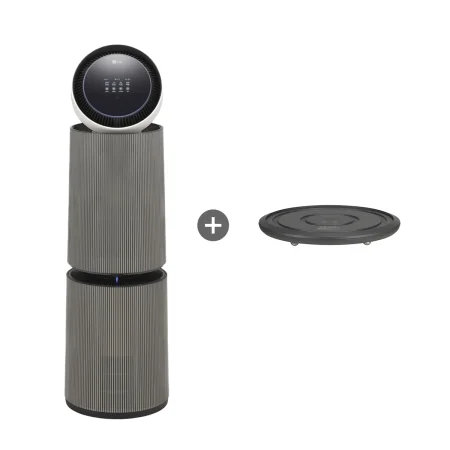 LG 퓨리케어 AI 오브제컬렉션 360˚ 공기청정기 M7 + 무빙휠 세트 (AS356NSMAM)