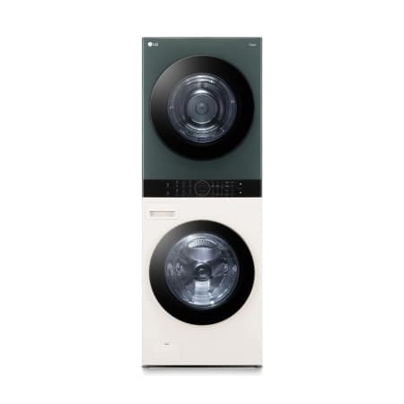 LG 트롬 오브제컬렉션 워시타워 23/20kg 네이처 그린/네이처 베이지 (W20EGAN)