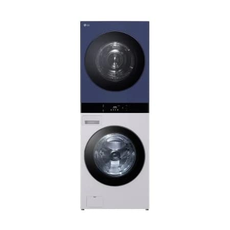 LG 트롬 오브제컬렉션 워시타워 25/22kg 네이처 네이비/네이처 크림 그레이 (WL22MYHU)