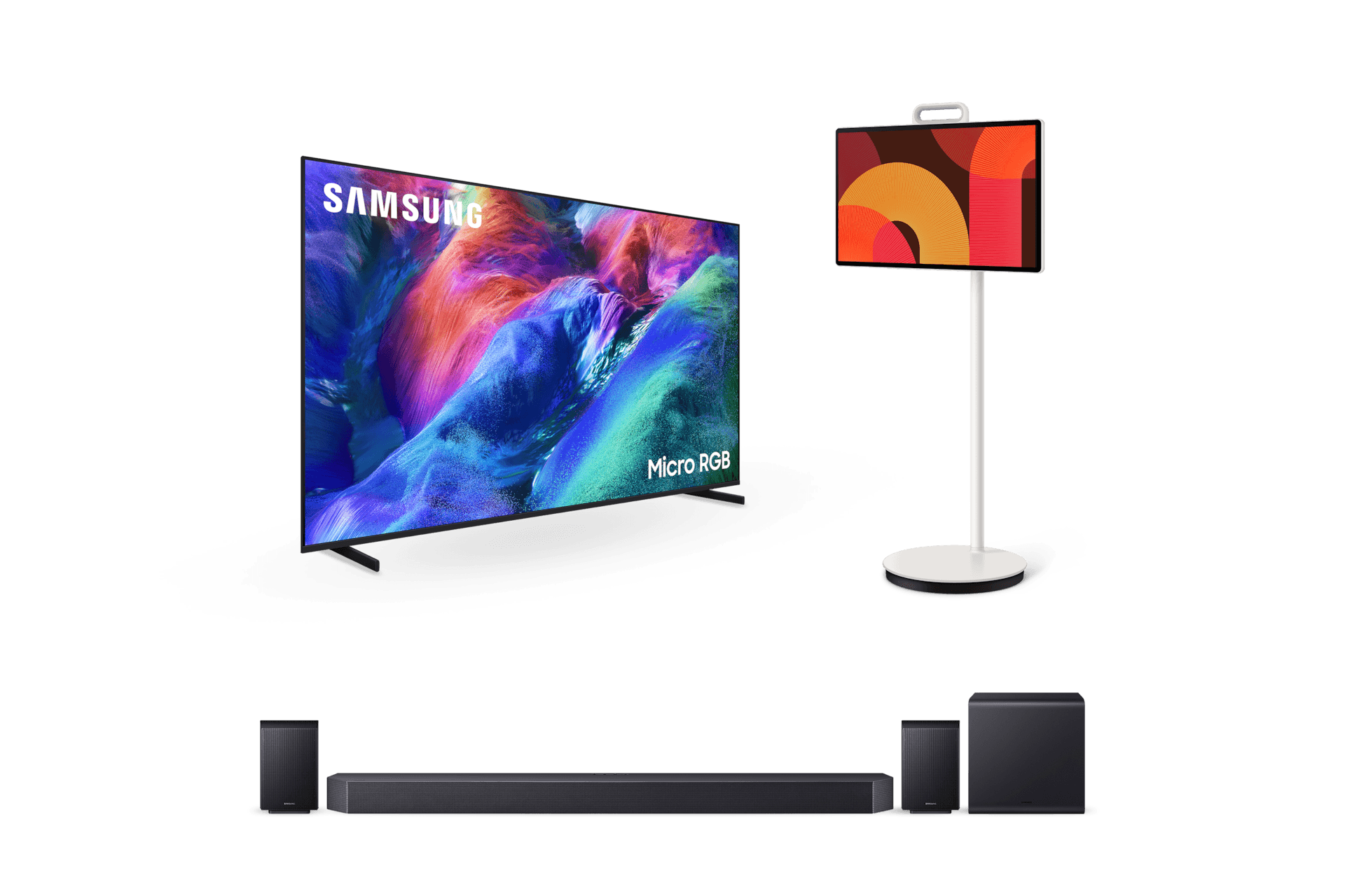 2026 Micro RGB RH9G (214cm)+2025 The Movingstyle+11.1.4ch 사운드바 Q990H (KMR85RH9G-99L7)