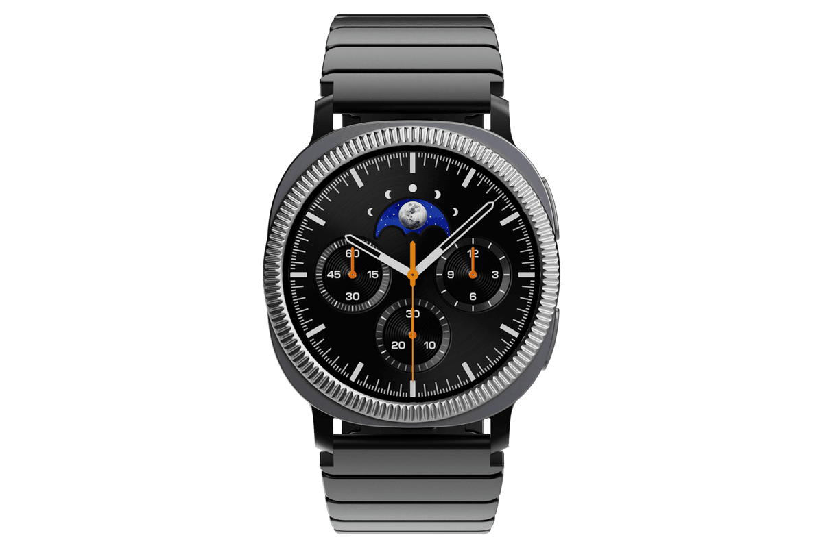 갤럭시 워치8 시리즈 메탈 밴드 with 베젤링 스티커S (40mm, 블랙) (MD-W8MB40)