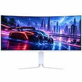 PIXELART X3418WM 화이트 Fast VA 커브드 WQHD 게이밍 180 멀티스탠드 무결점