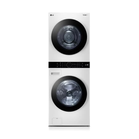 LG 트롬 워시타워 24/20kg 릴리 화이트/릴리 화이트 (W20WD)